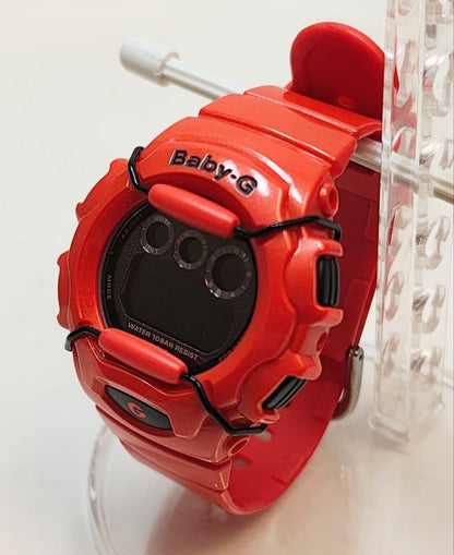 Casio Baby-G Digital Watch BG-1006SA Orange Battery Replaced