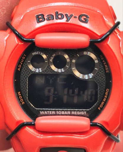 Casio Baby-G Digital Watch BG-1006SA Orange Battery Replaced