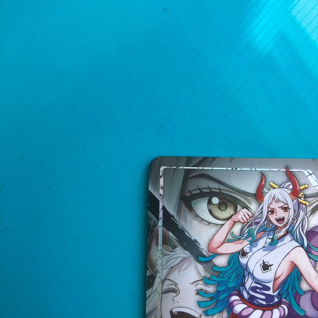 One Piece Yamato Leader Parallel OP16-079 Battle of Destiny trading card in sleeve