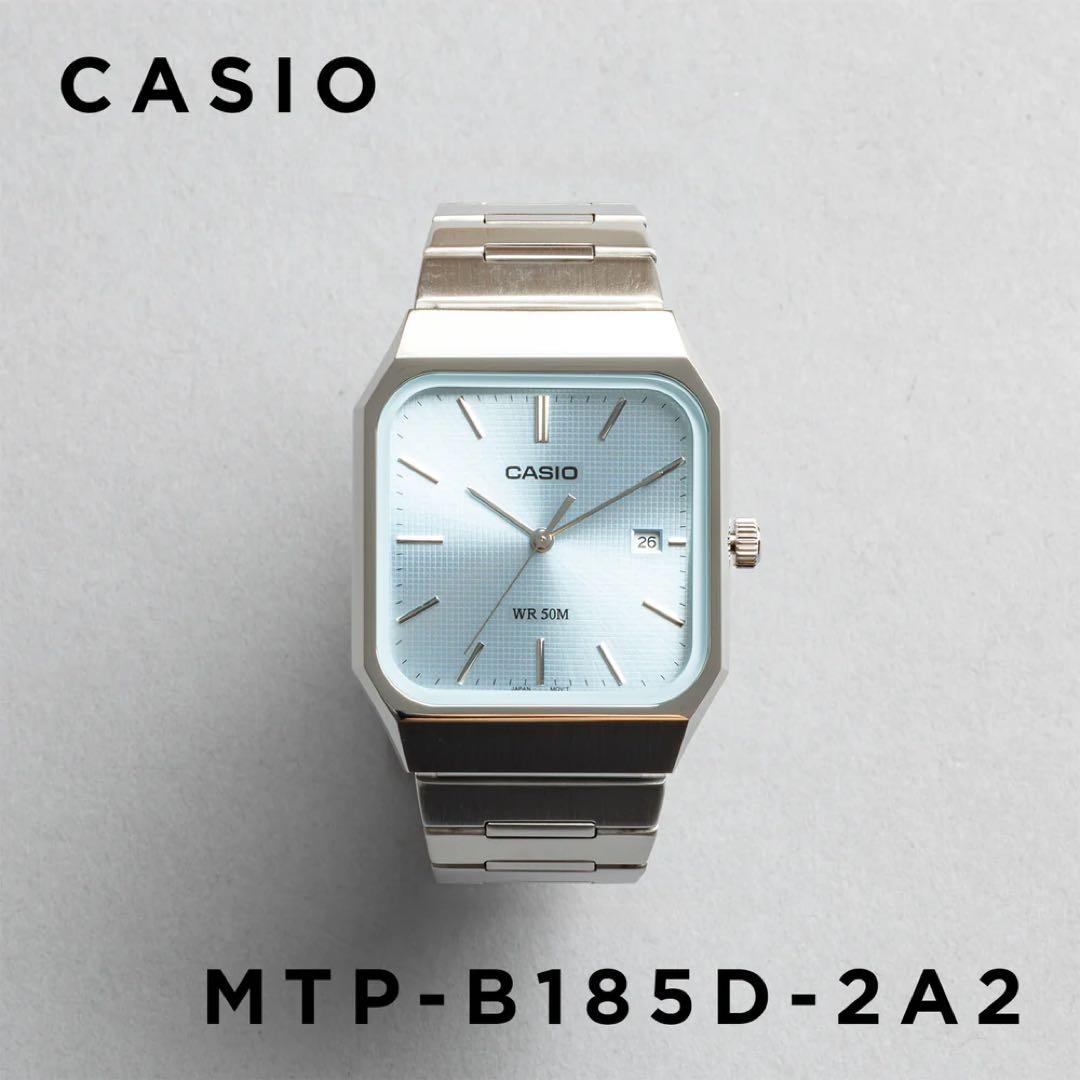 Casio MTP-B185D Series Analog Watch with Stainless Steel Case and Band — Japan Import