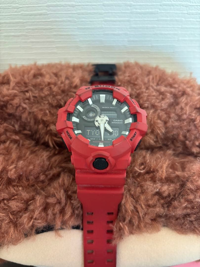 Casio G-Shock GA-700-4A Red Digital Watch — Japan Import