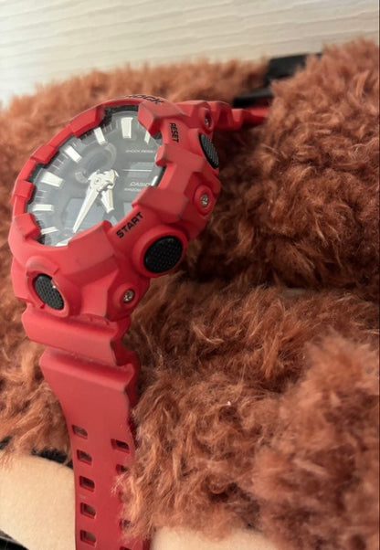 Casio G-Shock GA-700-4A Red Digital Watch — Japan Import