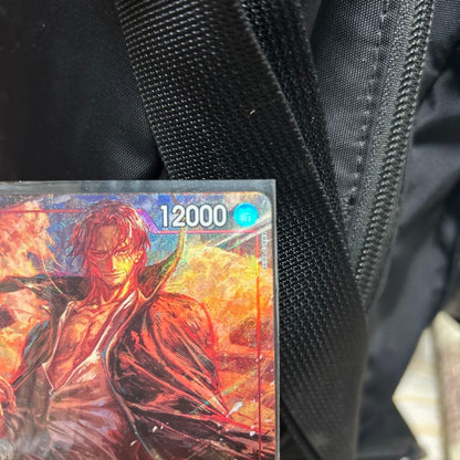 One Piece Shanks Parallel character card with 12000 power and cost 10 from the Japan import card game