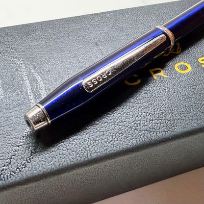 Cross Classic Century Translucent Blue Lacquer Ballpoint Pen