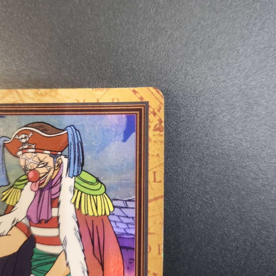 One Piece Carddass Hyper Battle Buggy C24 collectible card with hologram effect from Japan import
