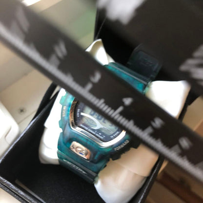 Casio G-Shock Digital Watch with Transparent Blue Resin Band and 20BAR Water Resistance — Japan Import