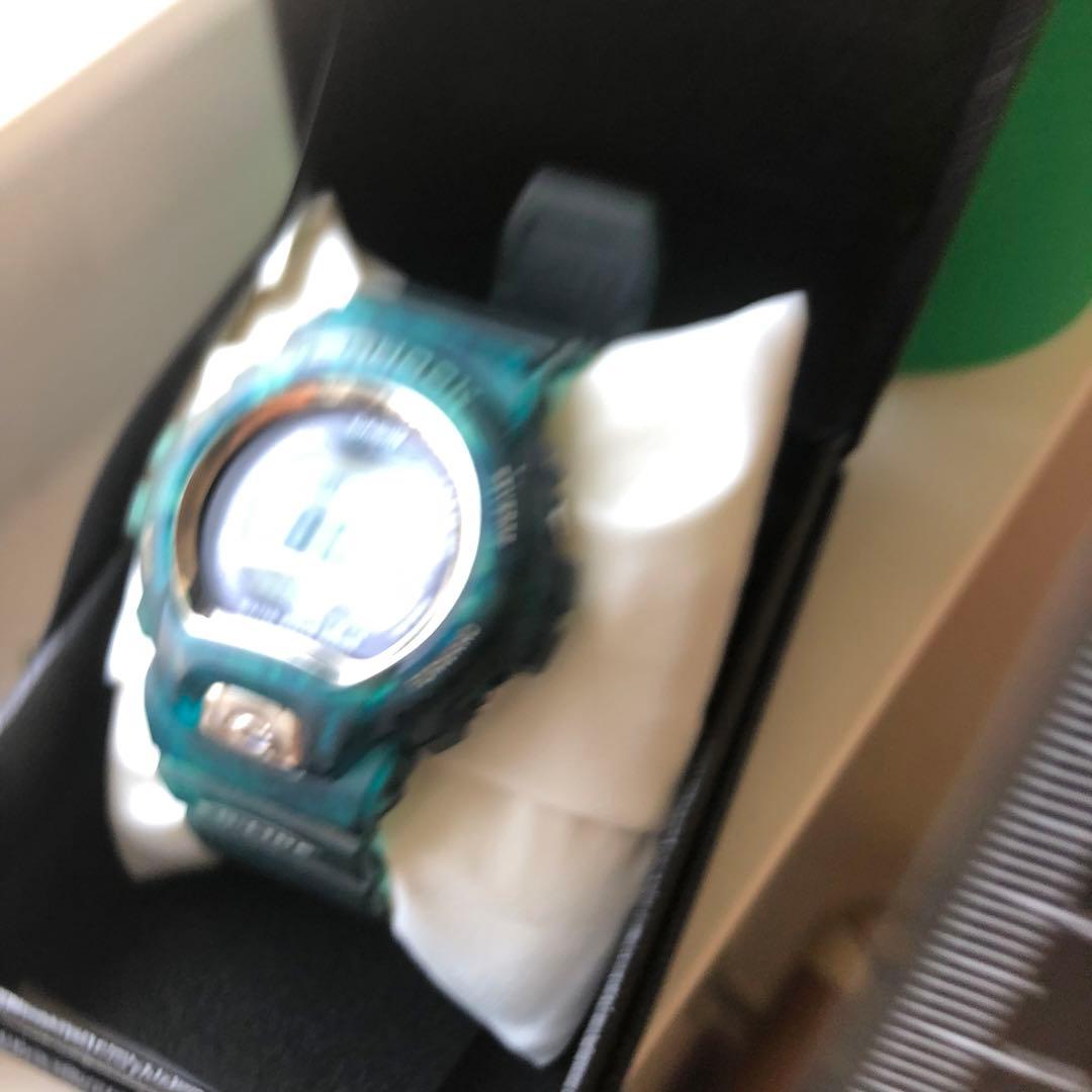 Casio G-Shock Digital Watch with Transparent Blue Resin Band and 20BAR Water Resistance — Japan Import