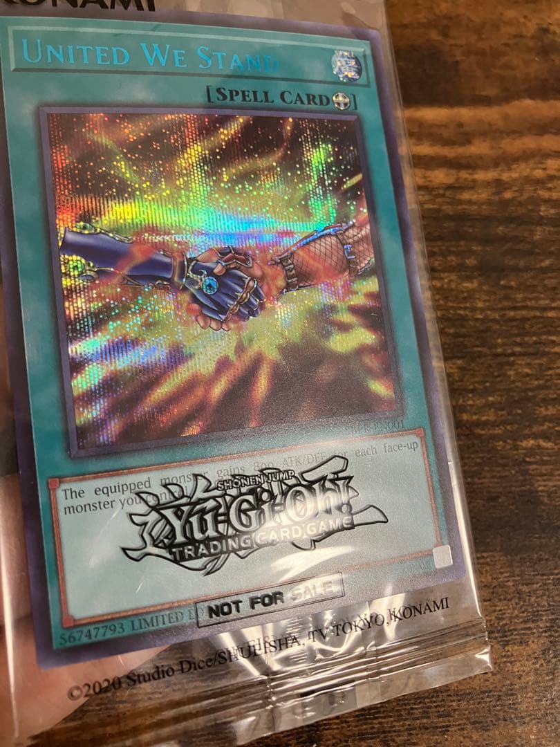 Yu-Gi-Oh Gathering of Power blue secret rare English card unopened Japan import limited 300