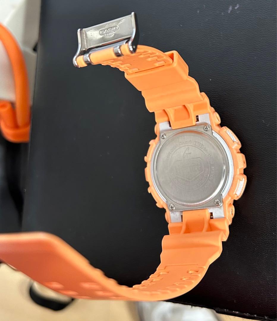 Casio G-SHOCK Mat Metallic Series GA-110SG-4AJF Orange Watch — Japan Import