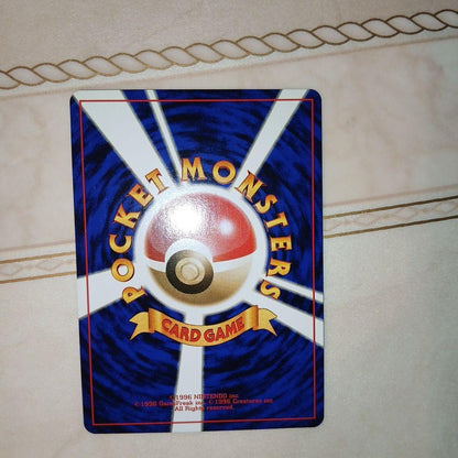 Pokemon NiDOKING First Expansion Pack single card from Japan in good unused condition with minor wear