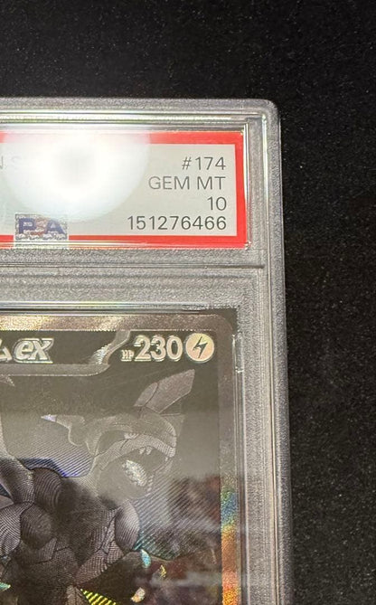 PSA10 graded Pokemon Card Game Zekrom ex BWR SV11B 174/086 Black Bolt card with protective case