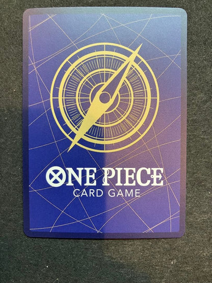 One Piece Portgas D. Ace OP13-119 SEC Parallel trading card in sleeve, Japanese version