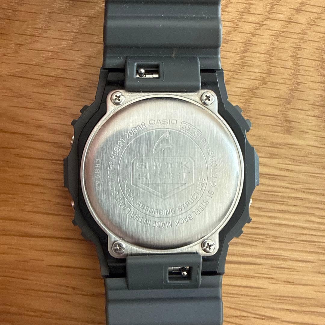Casio G-Shock DW-5610UU-8JF Watch with Grey Color and 20 ATM Waterproof Japan Import