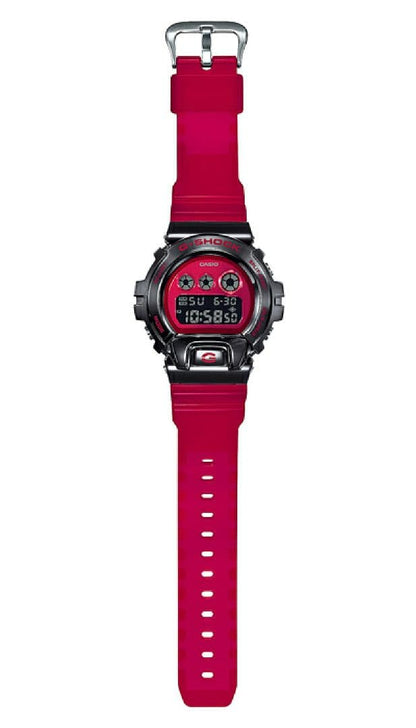 Casio G-Shock DW-6900 Model With Stainless Metal Bezel and Skeleton Band — Japan Import