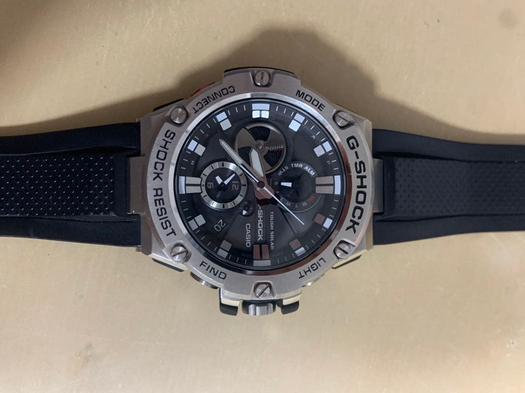 Casio G-Shock GST-B100 Series Analog Watch with Tough Solar