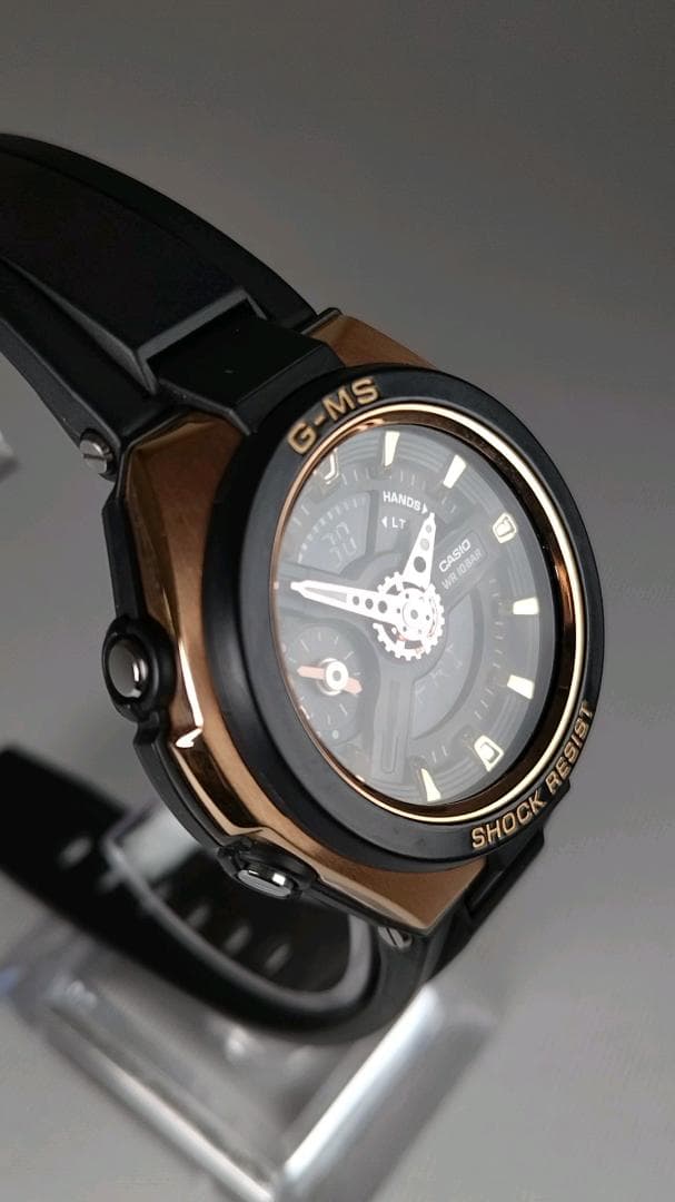 Casio Baby-G G-MS MSG‑400G‑1A1JF Metal Case Rose Gold Accents
