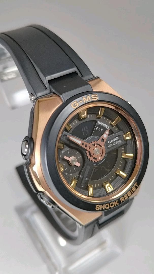 Casio Baby-G G-MS MSG‑400G‑1A1JF Metal Case Rose Gold Accents