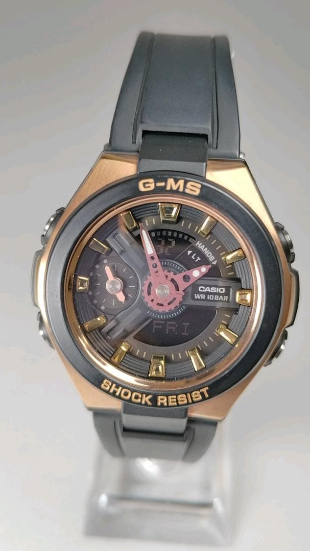 Casio Baby-G G-MS MSG‑400G‑1A1JF Metal Case Rose Gold Accents