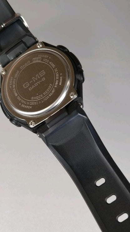 Casio Baby-G G-MS MSG‑400G‑1A1JF Metal Case Rose Gold Accents