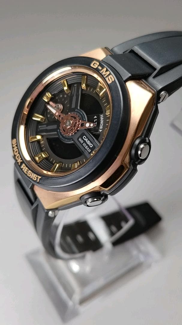 Casio Baby-G G-MS MSG‑400G‑1A1JF Metal Case Rose Gold Accents