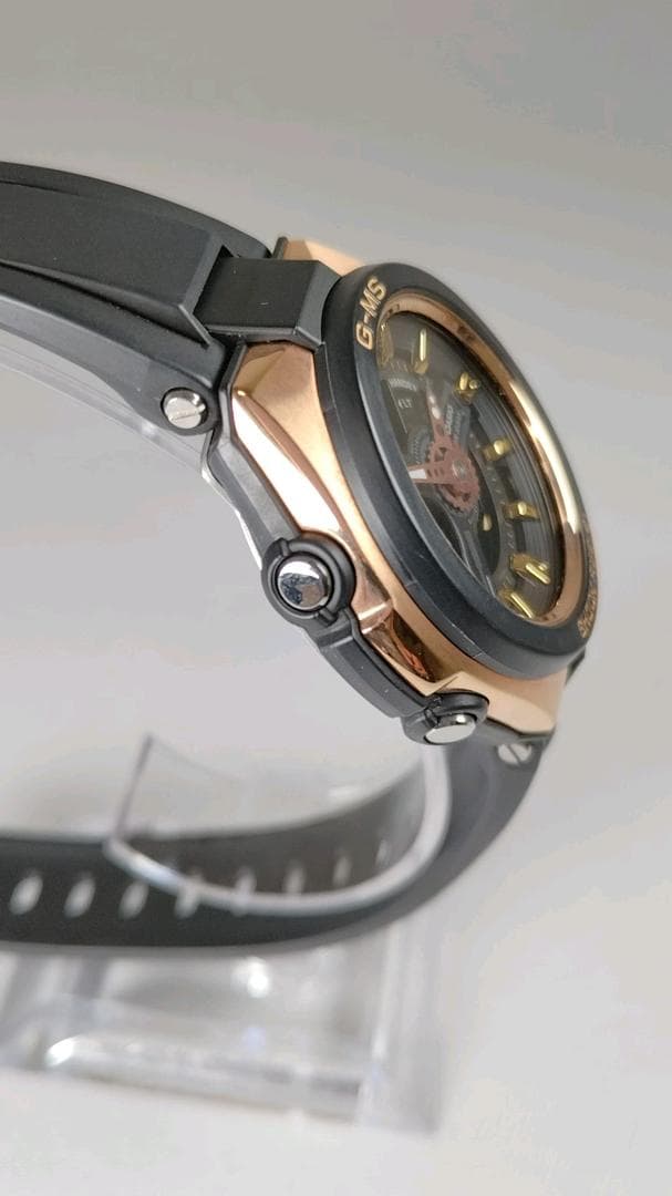 Casio Baby-G G-MS MSG‑400G‑1A1JF Metal Case Rose Gold Accents