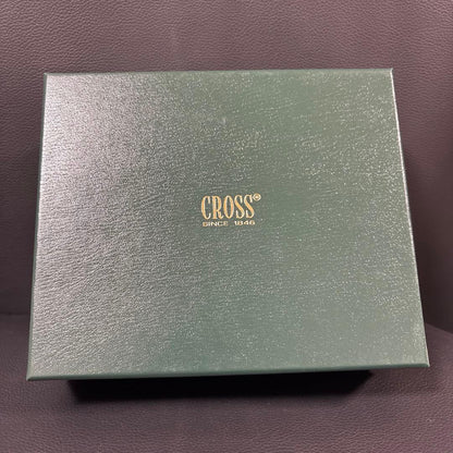 Cross Townsend Pen Ink Set Old Logo Gold Nib Fountain Pen with Ink Bottle and Box — Japan Import