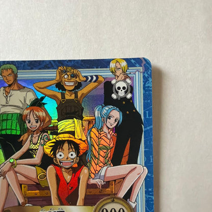 One Piece Hyper Battle Carddass S82 trading card featuring Luffy and his pirate crew from 1999