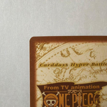 One Piece Hyper Battle Carddass S82 trading card featuring Luffy and his pirate crew from 1999