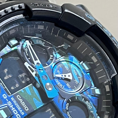 Casio G-Shock GA-100CB Movable Watch with Camouflage Pattern