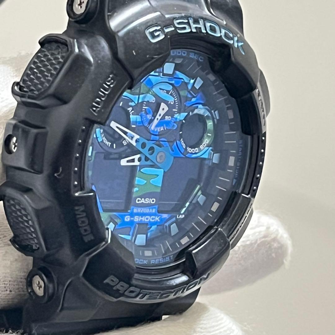 Casio G-Shock GA-100CB Movable Watch with Camouflage Pattern