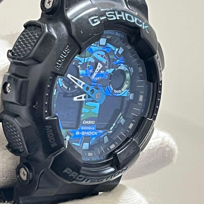Casio G-Shock GA-100CB Movable Watch with Camouflage Pattern