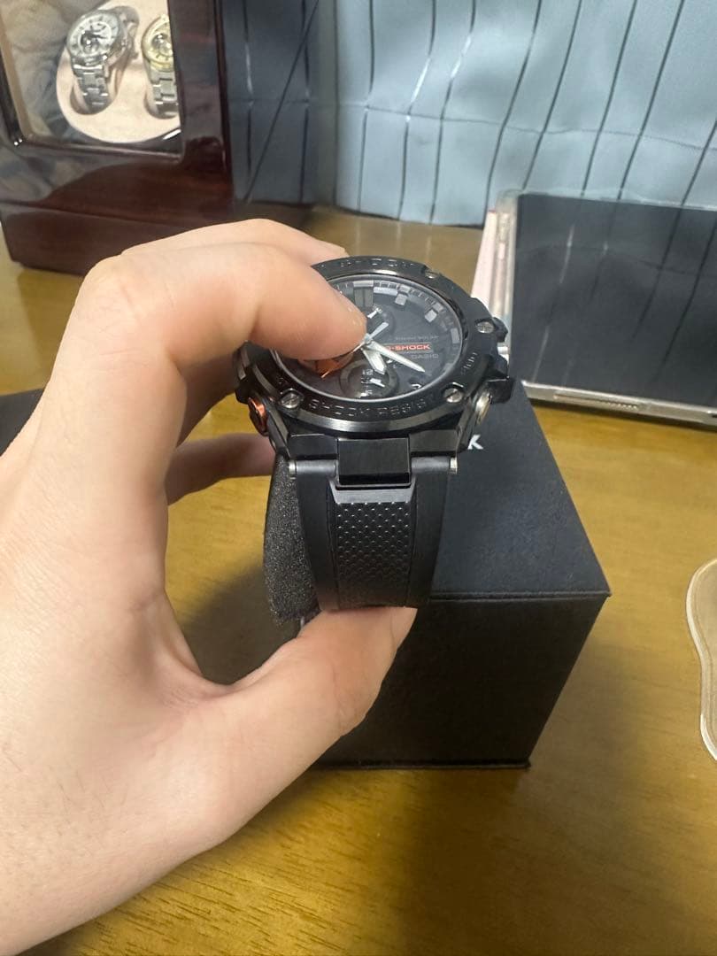 Casio G-Shock GST-B100 G-Steel Watch with Bluetooth Solar Power and Shock Resistance — Japan Import