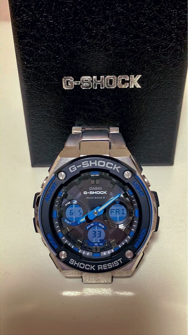 Casio G-Shock GST-W100D-1A2JF Radio Solar Metal Band Watch