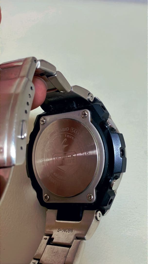 Casio G-Shock GST-W100D-1A2JF Radio Solar Metal Band Watch