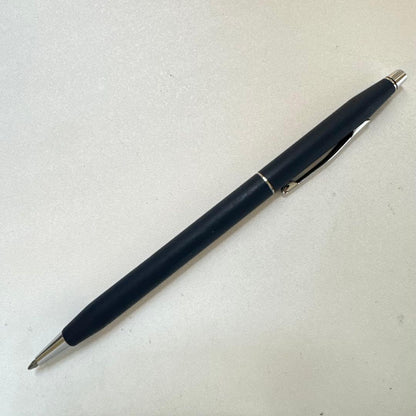 Cross Classic Century matte navy twist ballpoint pen, vintage Japan import with black and navy finish