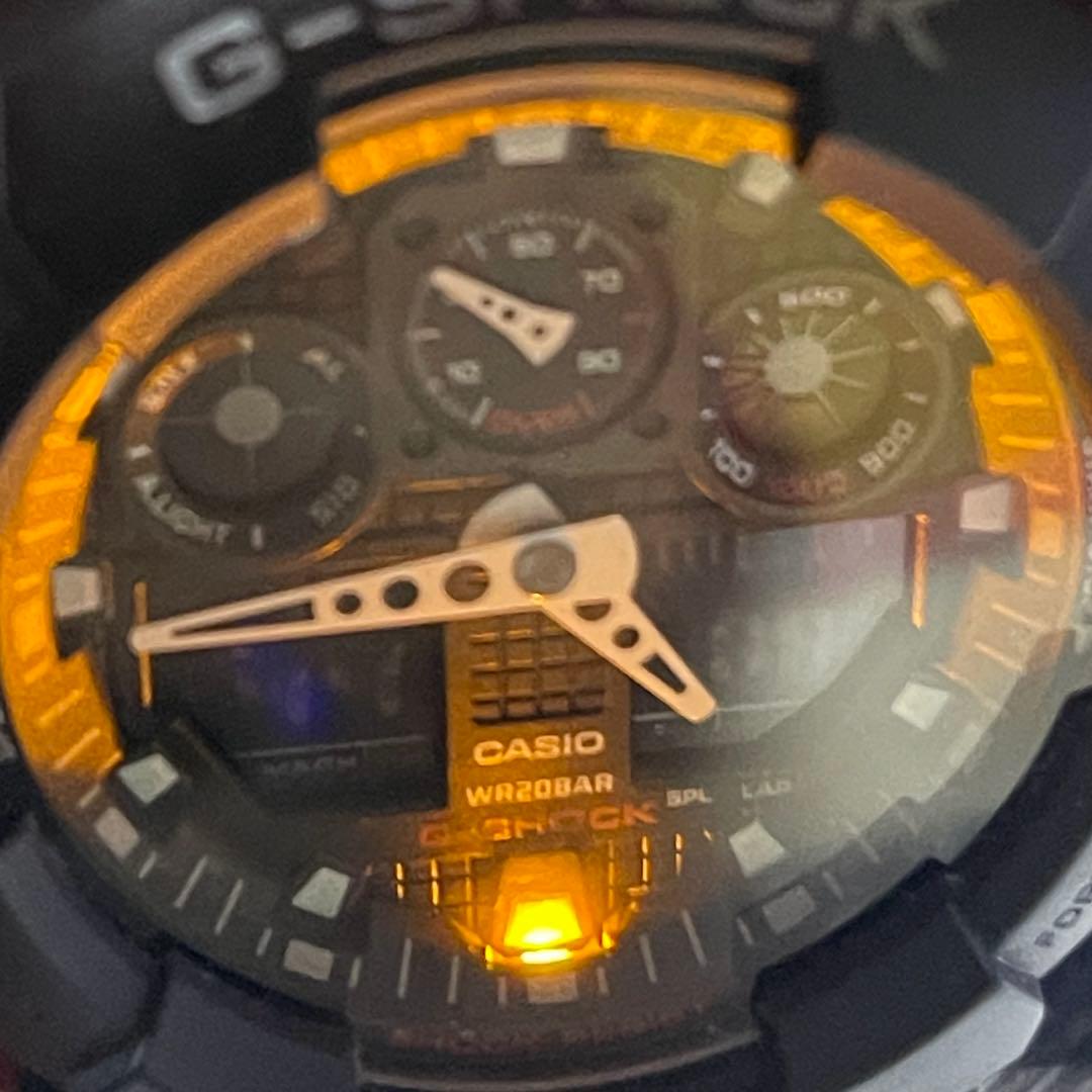 Casio G-Shock GA-100MC Digital Analog Quartz Watch Black — Japan Import
