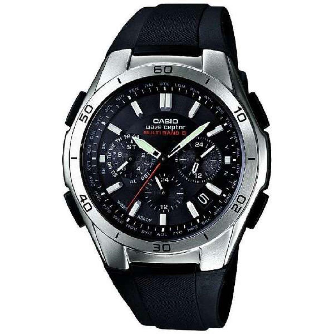 Casio Radio-Controlled Solar Watch Black Japan Import
