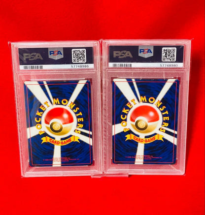 Nippon Gifts vintage Pokemon cards set Kingdra holo and Seadra in PSA9 condition from Japan