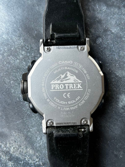 Casio Pro Trek PRW-60Y-1AJF Watch with Analog Digital Display and Triple Sensor — Japan Import