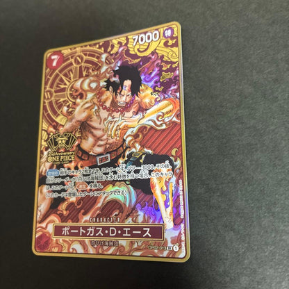 Whitebeard Pirates One Piece Portgas D. Ace 2nd Anniversary character card with Japanese text