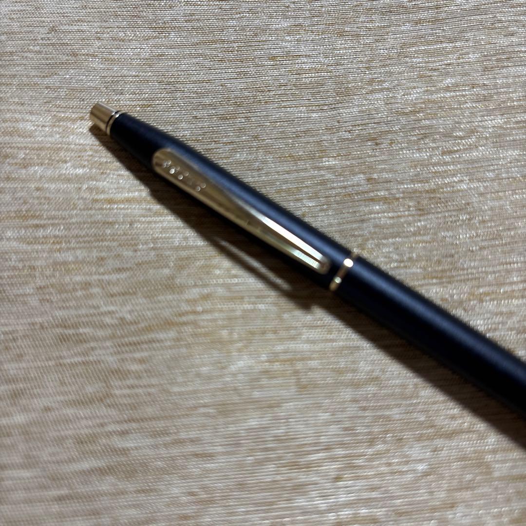 Cross Classic Black Metal Ballpoint Pen with 500 Yen Discount — Japan Import