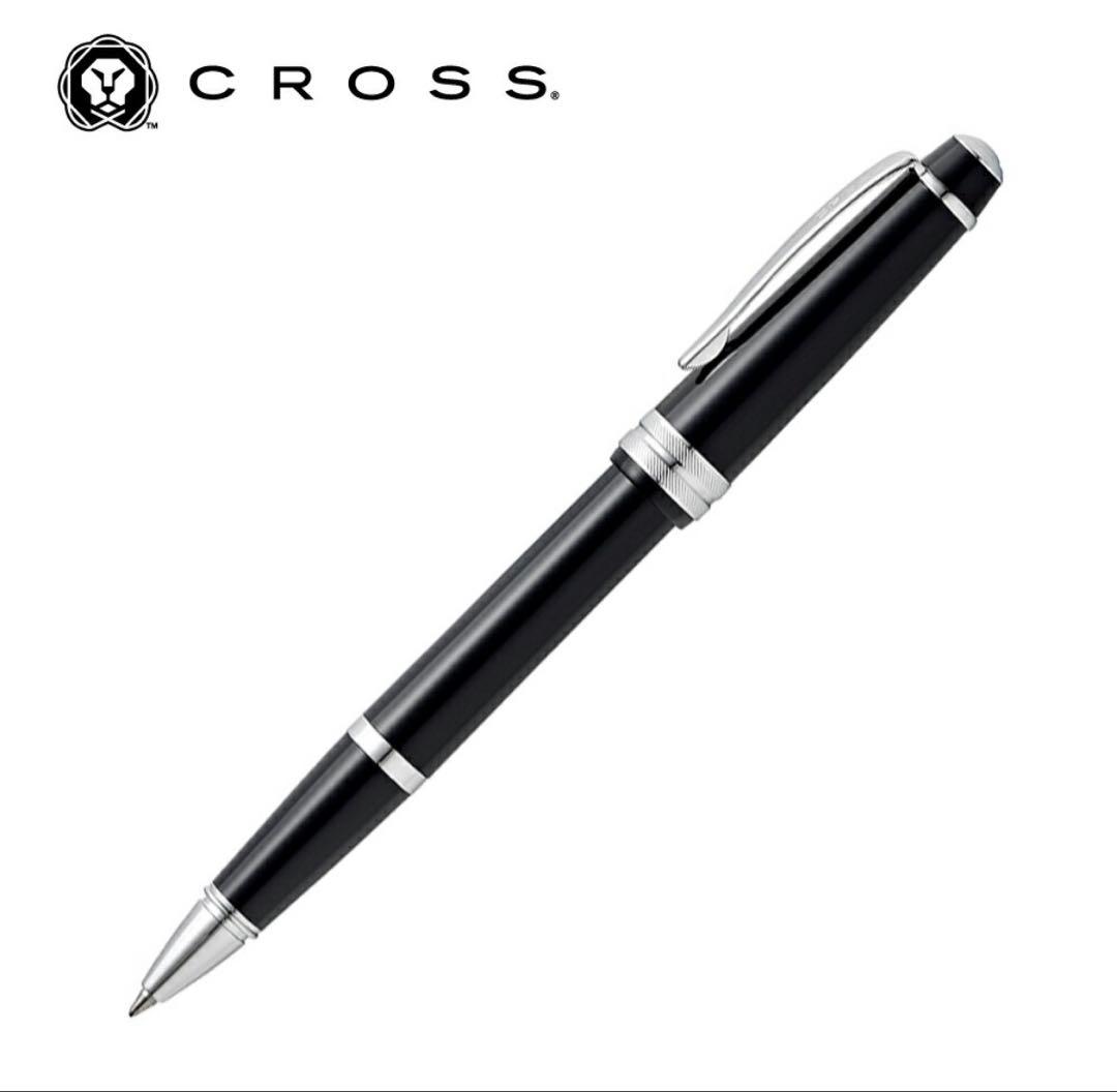 Cross Bailey Light ballpoint pen with polished black resin body and twist mechanism, brand new, Japan import