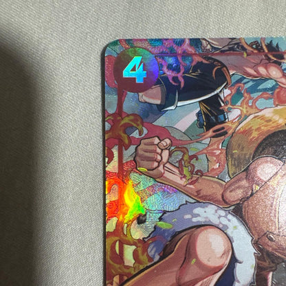 One Piece Monkey D. Luffy OP16-015 SR trading card from the Japanese card game series OP16