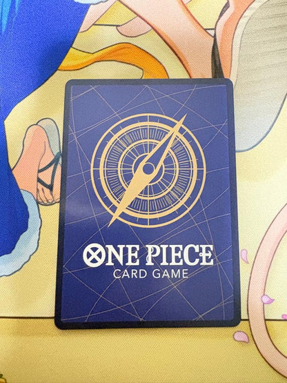 One Piece Boa Hancock OP02-059 card from OP-02 Top Battle series in protective sleeve