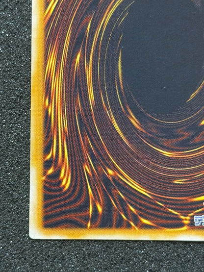 Blue-Eyes White Dragon Ultimate Rare Relief trading card with minor white paint missing on edges