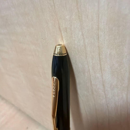 Cross Townsent Black Gold Ballpoint Pen Cross