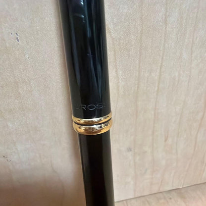 Cross Townsent Black Gold Ballpoint Pen Cross