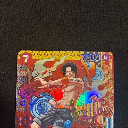 One Piece Portgas D. Ace SP Card Set OP02-013 featuring Whitebeard Pirate Group character