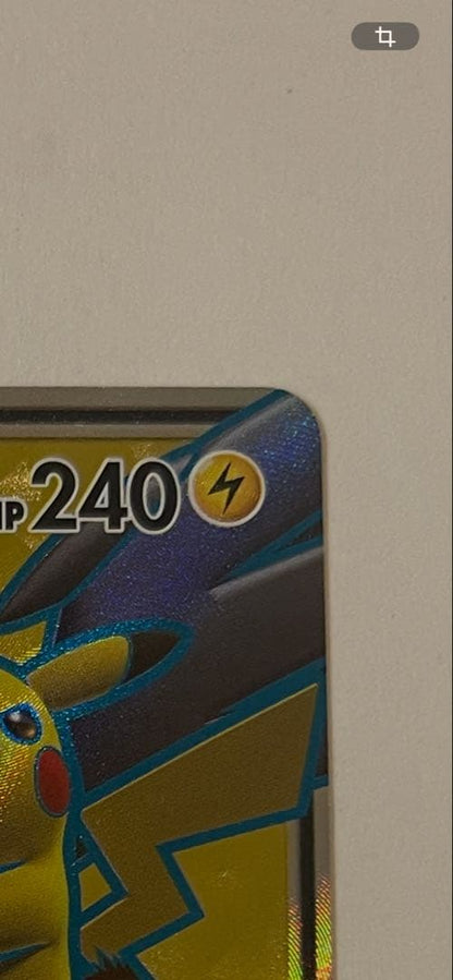 Pikachu & Zekrom GX SR Japanese Pokemon trading card with gold shine and 240 HP electric type