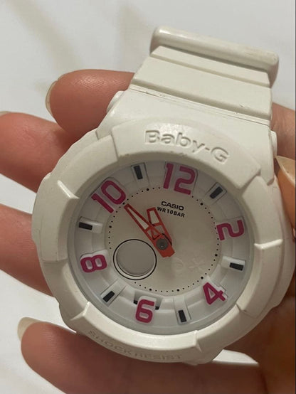 Casio Baby-G BGA-133 Watch in White and Pink